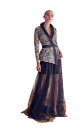 1 of 2 Gatti Nolli Couture GA5122GA5207 Dress Grey-Black