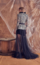 2 of 2 Gatti Nolli Couture GA5122GA5207 Dress Grey-Black