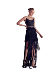 1 of 2 Gatti Nolli Couture GA5132 Dress Black