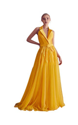 1 of 2 Gatti Nolli Couture GA5133 Dress Yellow