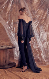 2 of 2 Gatti Nolli Couture GA5141GA5142 Jumpsuit Black