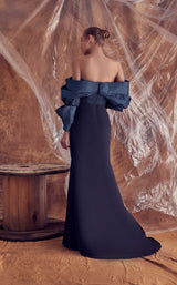 2 of 2 Gatti Nolli Couture GA5149 Dress Blue-Black