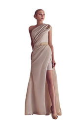 1 of 2 Gatti Nolli Couture GA5151 Dress Ivory-Gold