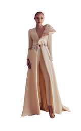 1 of 2 Gatti Nolli Couture GA5163GA5172 Jumpsuit Candlelight