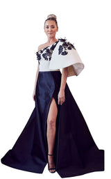 1 of 2 Gatti Nolli Couture GA5236 Dress Ivory-Black