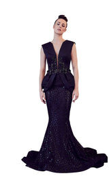 1 of 2 Gatti Nolli Couture GA5252 Dress Black