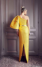 2 of 2 Gatti Nolli Couture GA5267 Dress Yellow-Gold