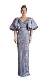 1 of 2 Gatti Nolli Couture GA5279 Dress Dusty-Blue