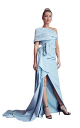 1 of 2 Gatti Nolli Couture GA5282 Dress Light-Blue