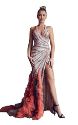 1 of 2 Gatti Nolli Couture GA5283 Dress Multi