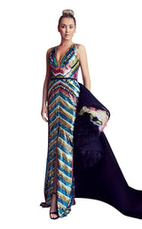 1 of 2 Gatti Nolli Couture GA5286 Dress Multi
