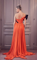 2 of 2 Gatti Nolli Couture GA5299 Dress Orange-Black