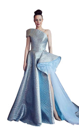 1 of 2 Gatti Nolli Couture GA5309 Dress Light-Blue