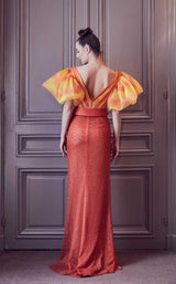 2 of 2 Gatti Nolli Couture GA5313GA5314 Dress Orange-Multi