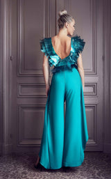 2 of 2 Gatti Nolli Couture GA5315GA5316 Jumpsuit Aqua