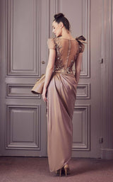 2 of 2 Gatti Nolli Couture GA5331GA5339 Dress Taupe