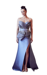 1 of 2 Gatti Nolli Couture GA5358 Dress Light-Blue