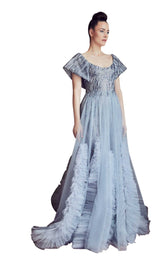 1 of 2 Gatti Nolli Couture GA5372 Dress Light-Blue