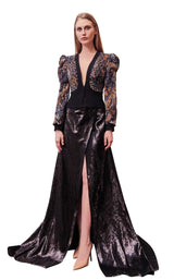 1 of 2 Gatti Nolli Couture GA5614GA5668 Dress Black-Multi