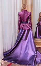 2 of 2 Gatti Nolli Couture GA5619GA5623 Dress Purple