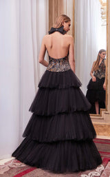 2 of 2 Gatti Nolli Couture GA5621GA5622 Dress Black-Multi