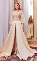1 of 2 Gatti Nolli Couture GA5638GA5639 Dress Champagne