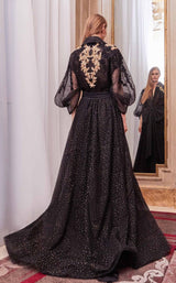 2 of 2 Gatti Nolli Couture GA5643 Dress Black-Gold