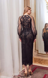 2 of 2 Gatti Nolli Couture GA5659GA5660 Dress Black-Gold