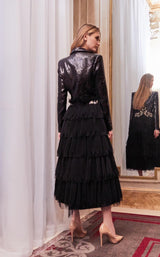 2 of 2 Gatti Nolli Couture GA5661 Dress Black-Gold