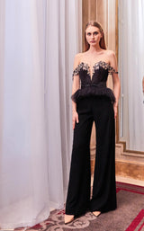 1 of 2 Gatti Nolli Couture GA5667GA5615 Dress Black