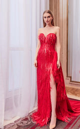 1 of 2 Gatti Nolli Couture GA5673 Dress Fuchsia