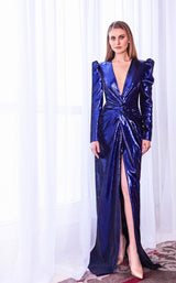 1 of 2 Gatti Nolli Couture GA5692 Dress Cobalt