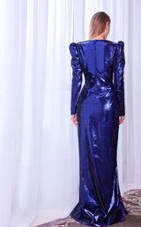 2 of 2 Gatti Nolli Couture GA5692 Dress Cobalt