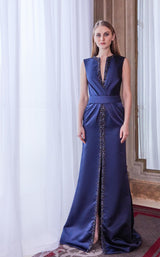 1 of 2 Gatti Nolli Couture GA5735 Dress Navy