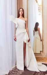 1 of 3 Gatti Nolli Couture GA5755 Dress Ivory