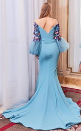 2 of 2 Gatti Nolli Couture GA5763 Dress Aqua-Multi