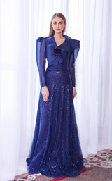 1 of 2 Gatti Nolli Couture GA5782GA5783 Dress Navy