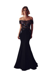 1 of 4 Gatti Nolli Couture GAD4850 Dress Black-Multi