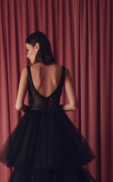 4 of 4 Gatti Nolli Couture GAD5001 Dress Black