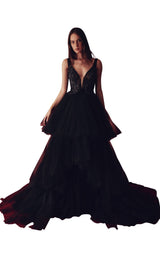 1 of 4 Gatti Nolli Couture GAD5001 Dress Black