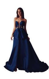 1 of 4 Gatti Nolli Couture GAD5002 Dress Navy