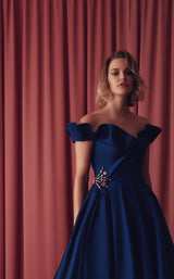 3 of 4 Gatti Nolli Couture GAD5007 Dress Navy