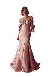 1 of 4 Gatti Nolli Couture GAD5012 Dress Dusty-Rose