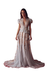 1 of 4 Gatti Nolli Couture GAJ4939GAS4941 Dress Light-Blue-Multi