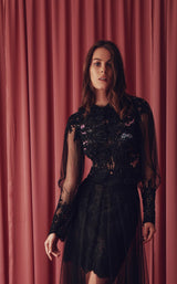 3 of 4 Gatti Nolli Couture GAT4851GAS4895 Dress Black