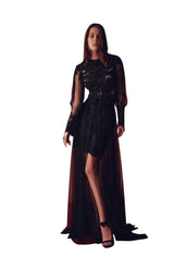 1 of 4 Gatti Nolli Couture GAT4851GAS4895 Dress Black