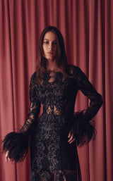 3 of 4 Gatti Nolli Couture GAT4902GAS5036 Dress Black