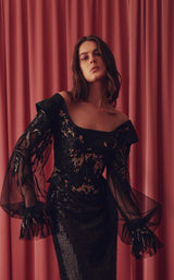 3 of 4 Gatti Nolli Couture GAT4927GAS5032 Dress Black