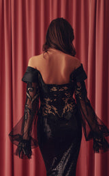 4 of 4 Gatti Nolli Couture GAT4927GAS5032 Dress Black