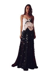1 of 4 Gatti Nolli Couture GAT4933GAS4891 Dress Black-Ivory